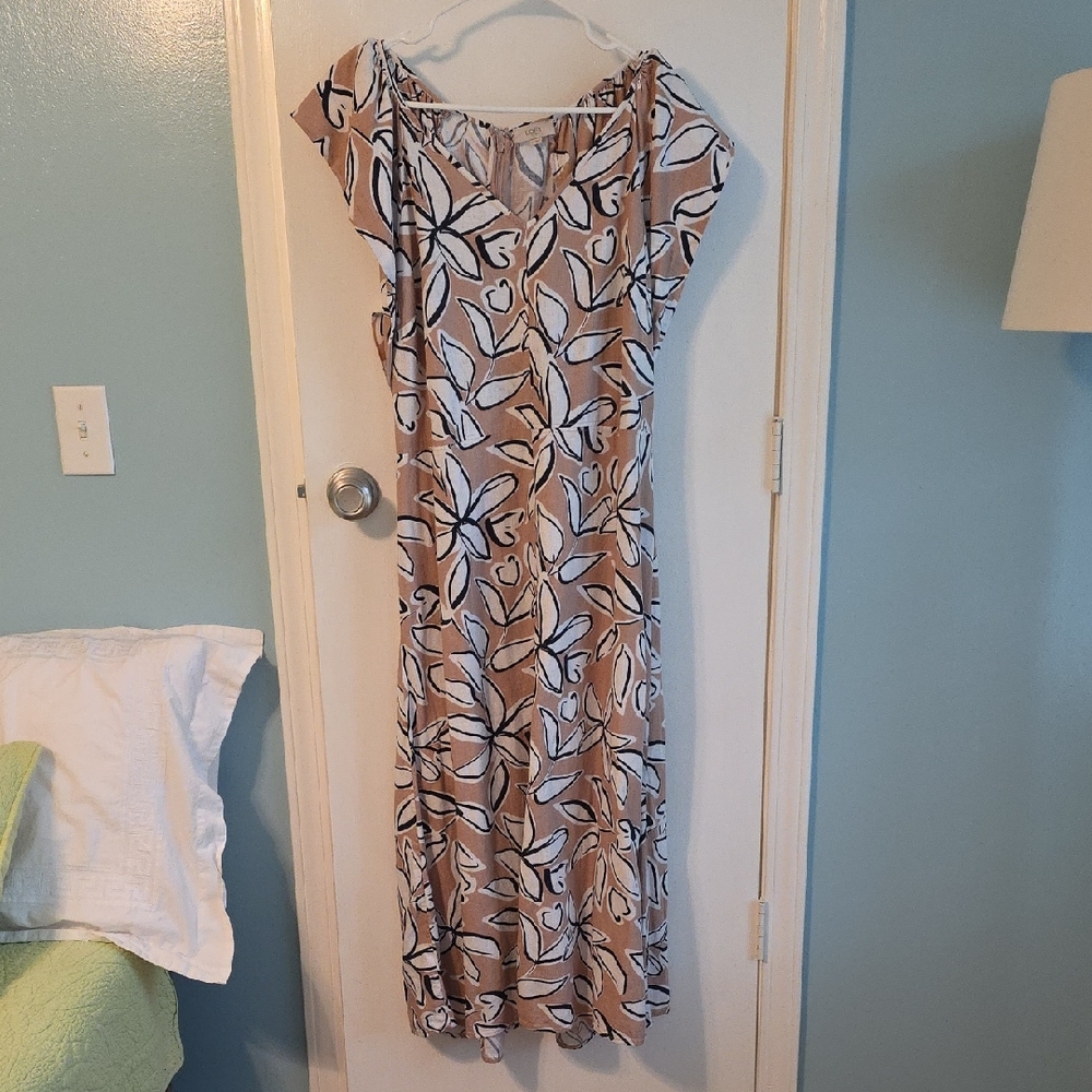 Loft Outlet Womens Flutter Sleeve Dress